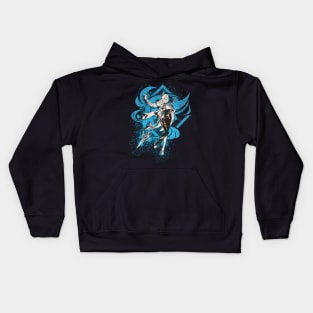 Genshin Impact Shenhe v2 Kids Hoodie